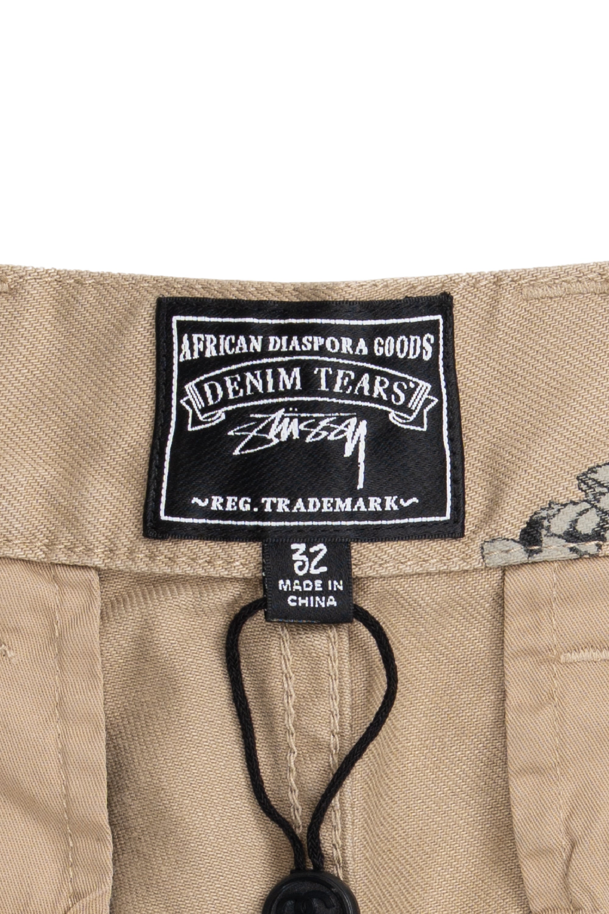 Double S Wreath Chino Pants Khaki