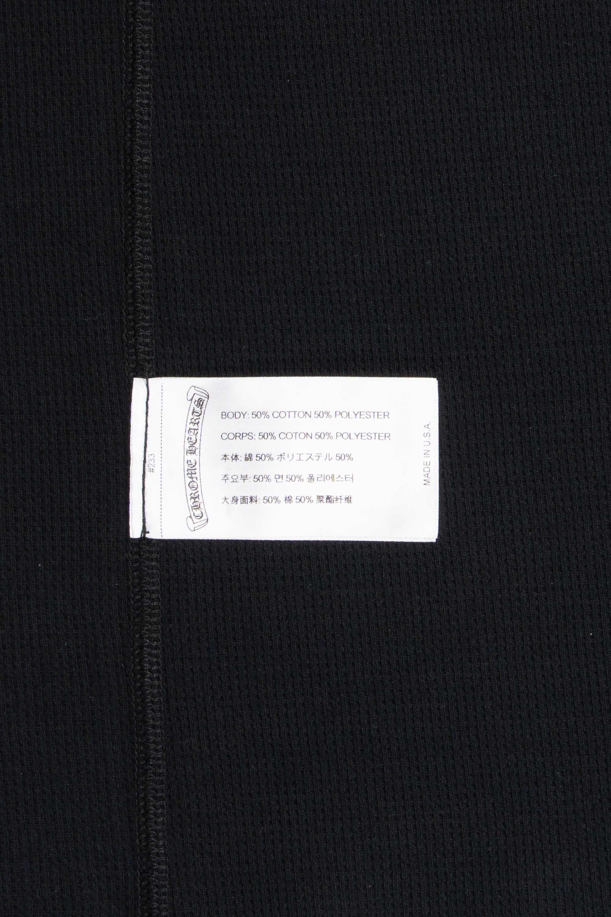 Dagger Waffle Thermal L/S T-shirt Black