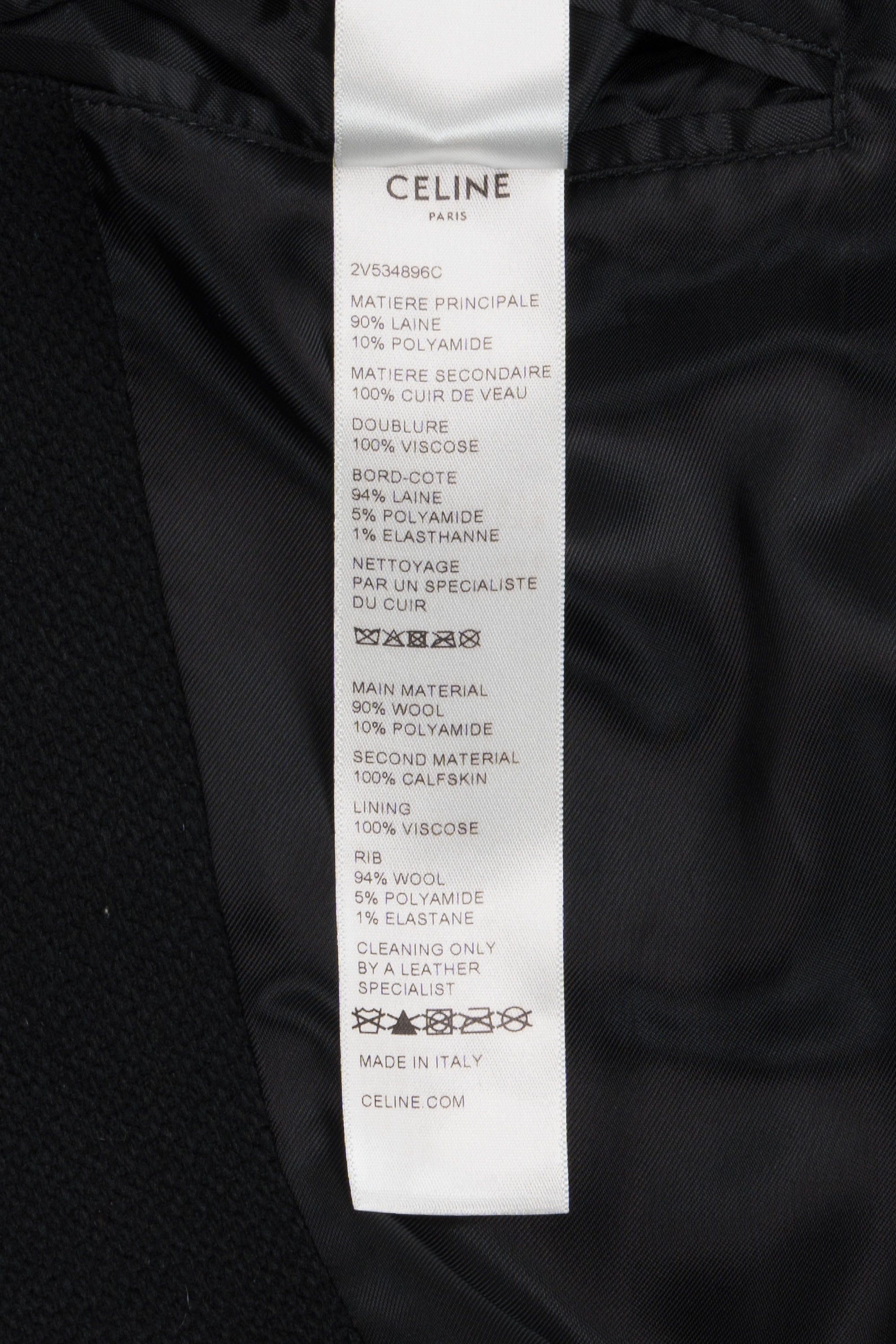 Jack Teddy Western Varsity Jacket Black