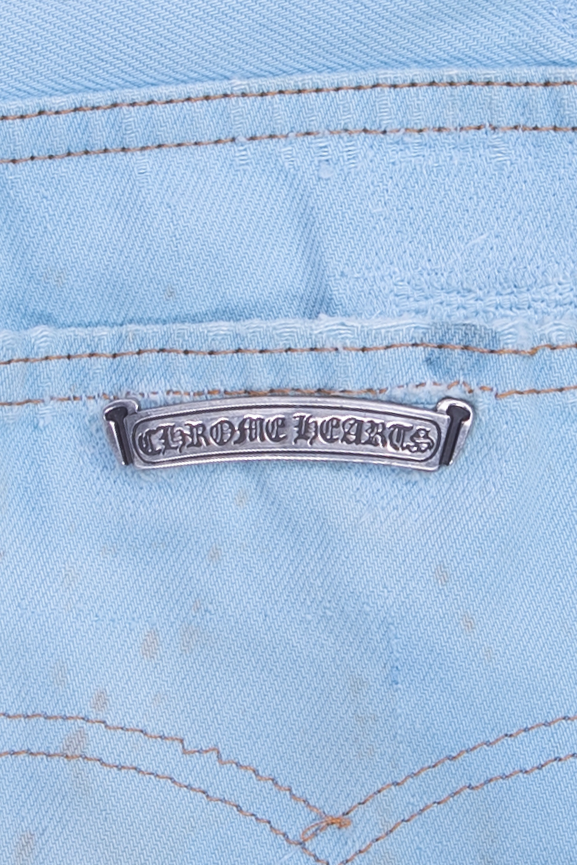 Levi's 501 Miami Cross Patch Jeans Light Blue