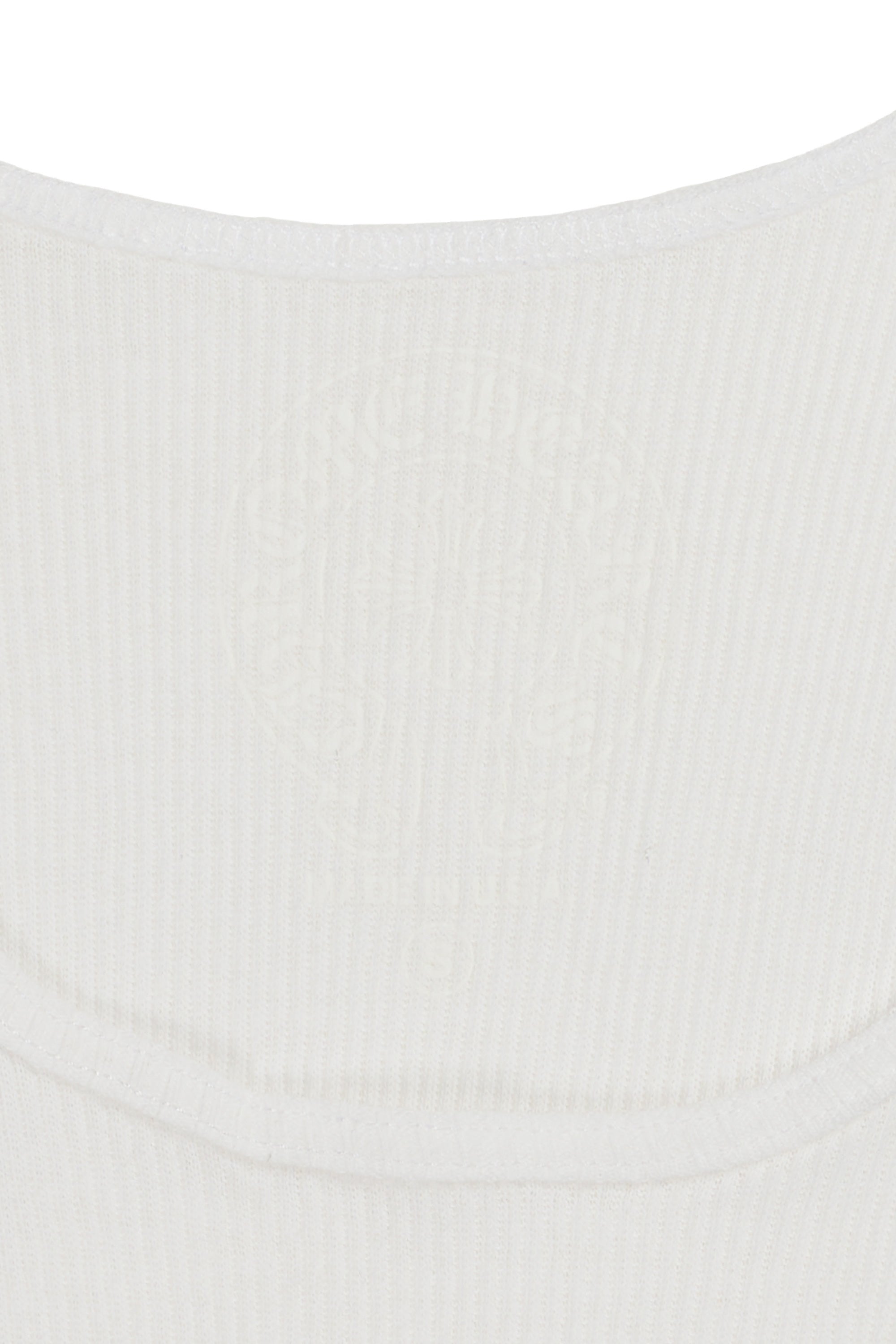 T-Bar, Vertical Logo Tank Top White/Pink