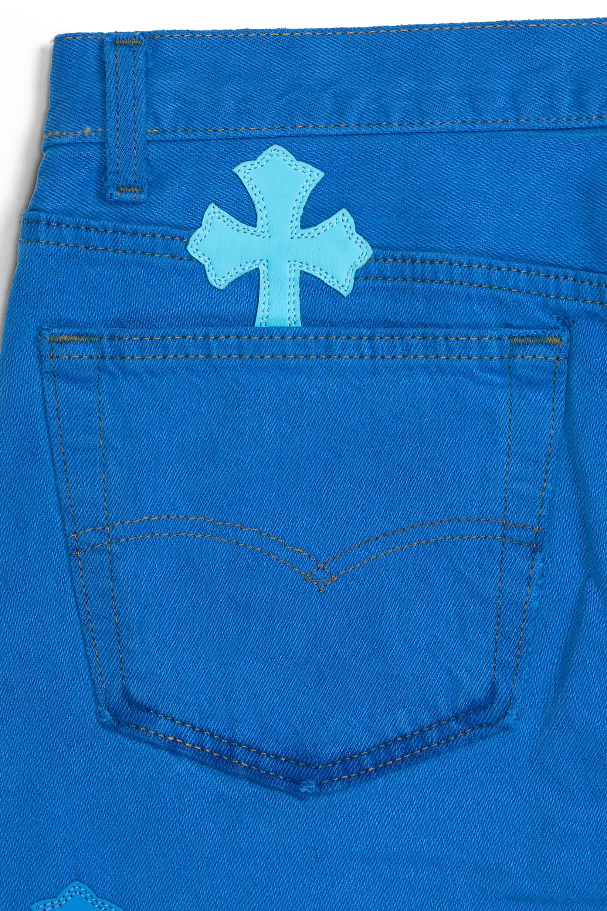 Levi's 501 London Cross Patch Jeans Blue