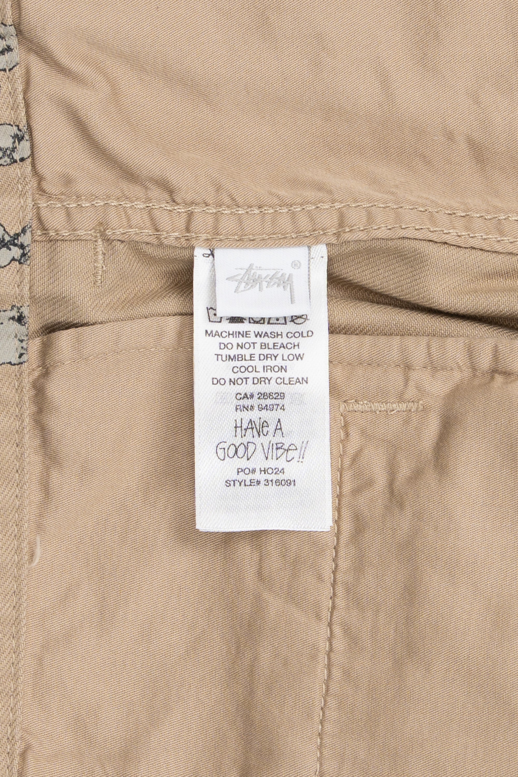 Double S Wreath Chino Pants Khaki