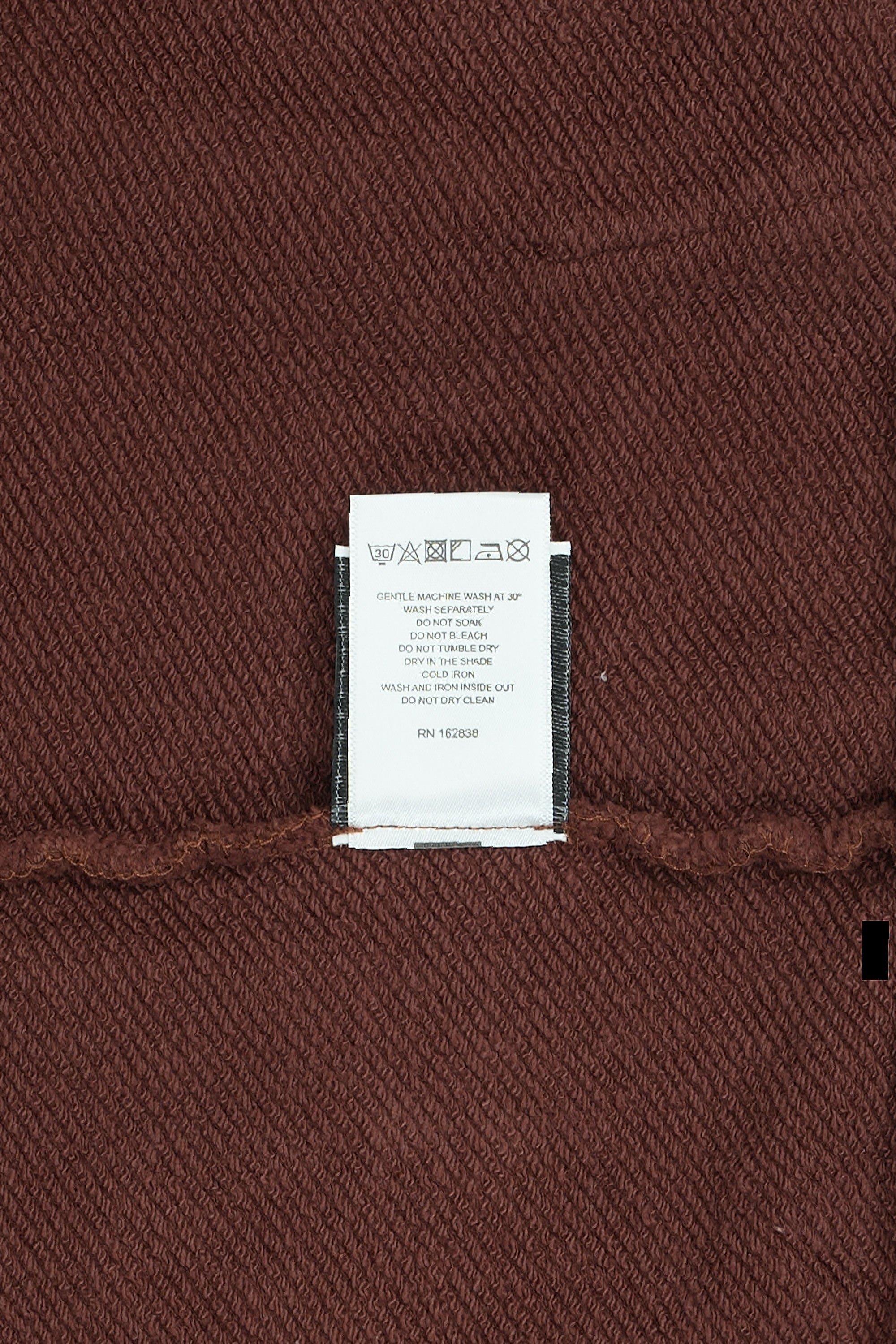 Mono Cotton Wreath Hoodie Brown