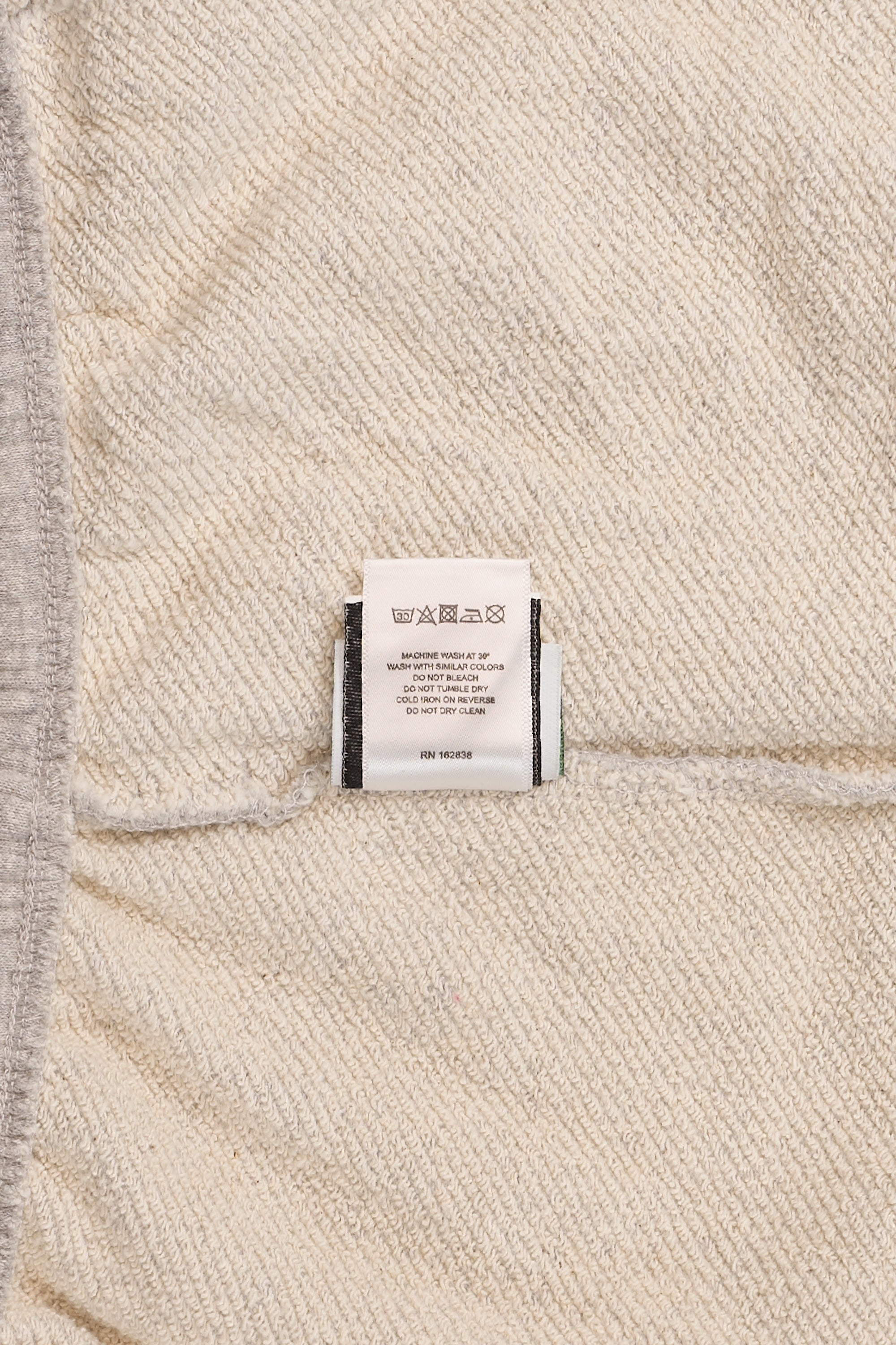 Cotton Wreath Baggy Sweatpants Grey