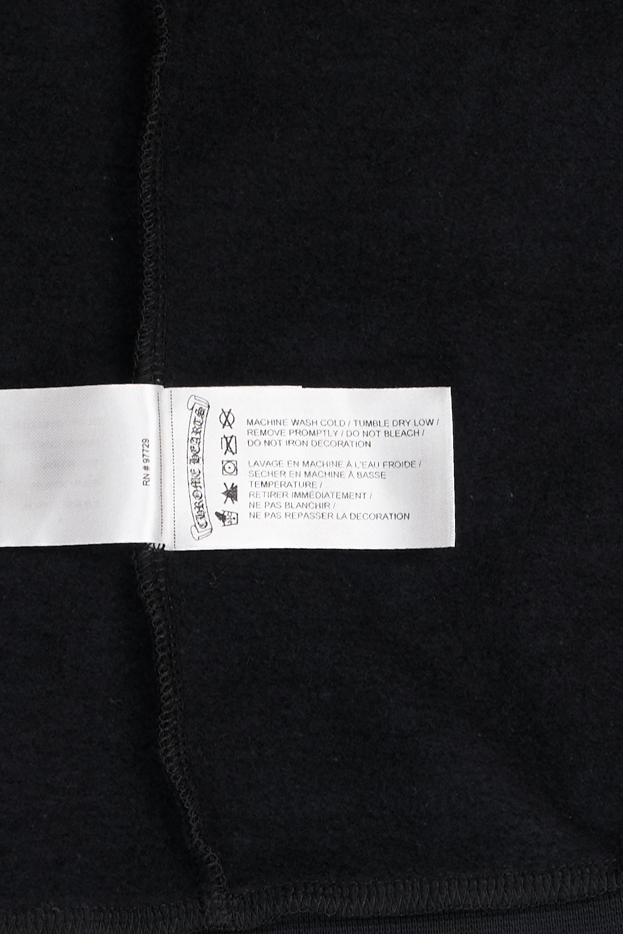 Las Vegas Exclusive Horseshoe Logo Zip Hoodie Black