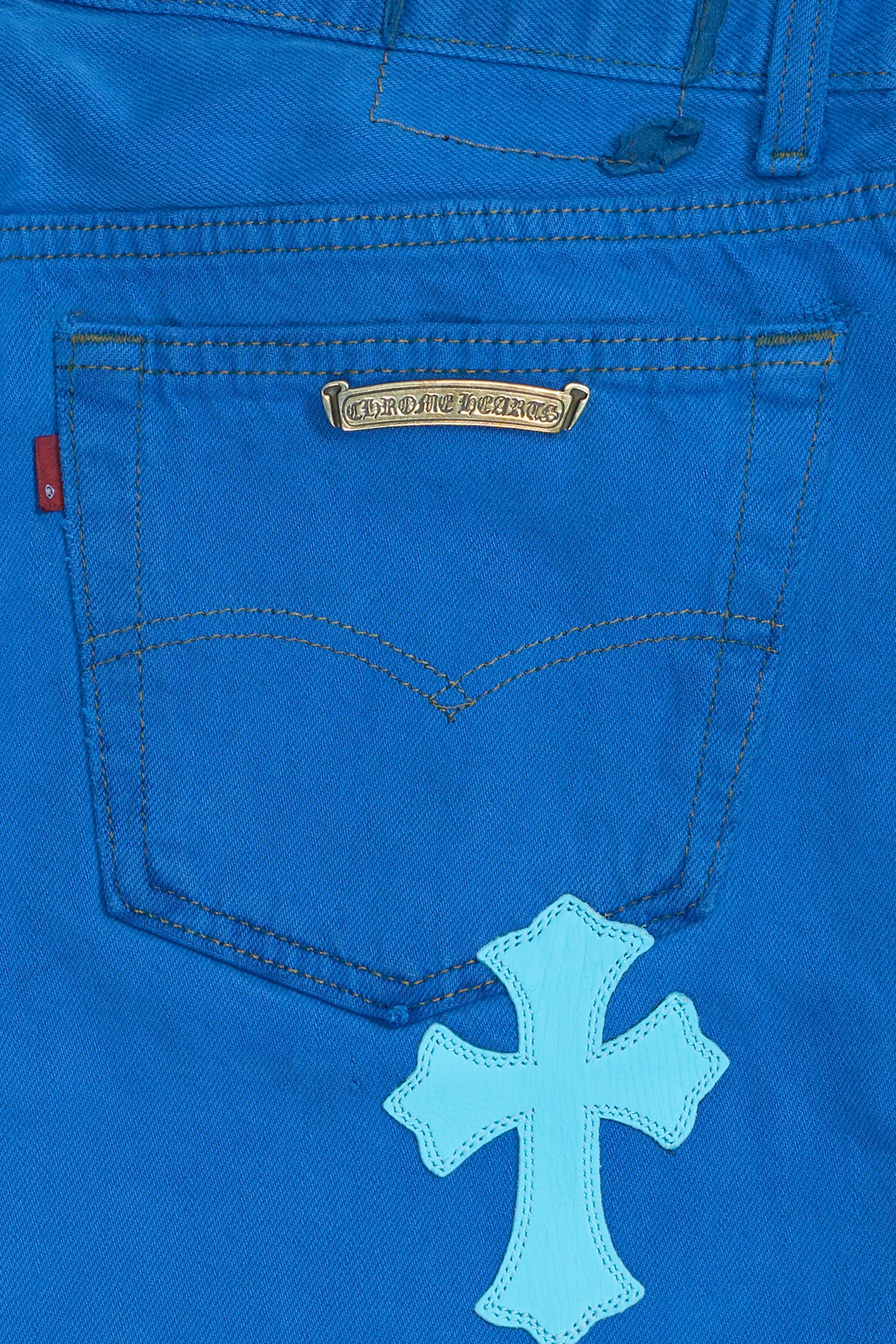 Levi's 501 London Cross Patch Jeans Blue