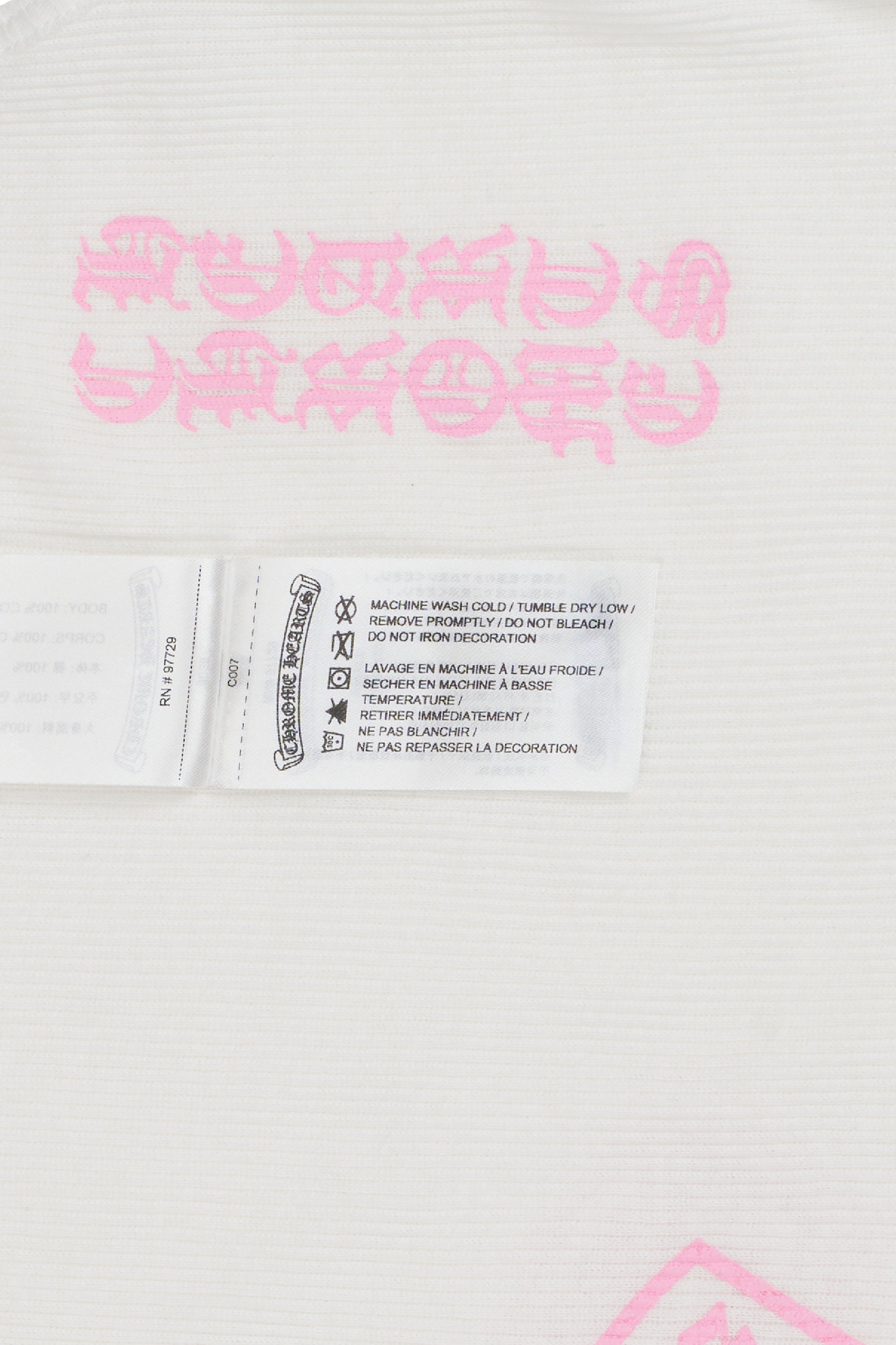 T-Bar, Vertical Logo Tank Top White/Pink