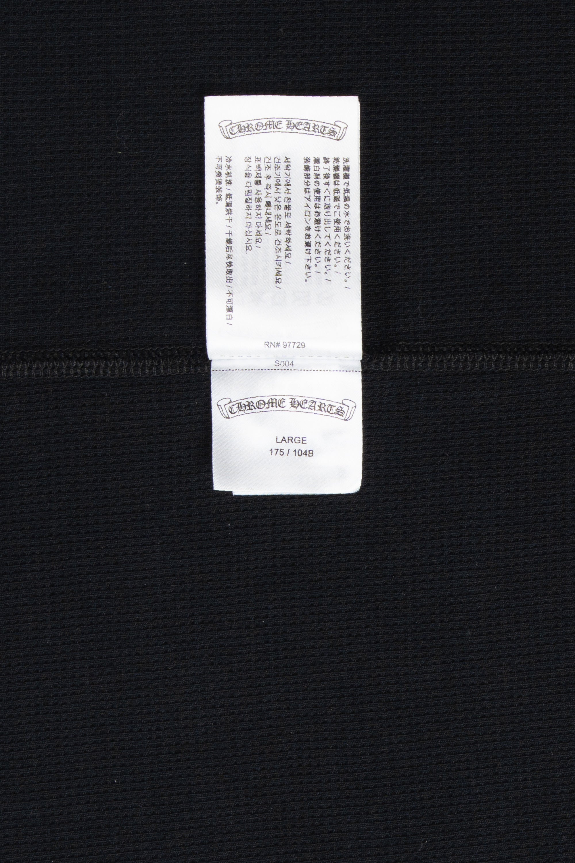 Dagger Waffle Thermal L/S T-shirt Black