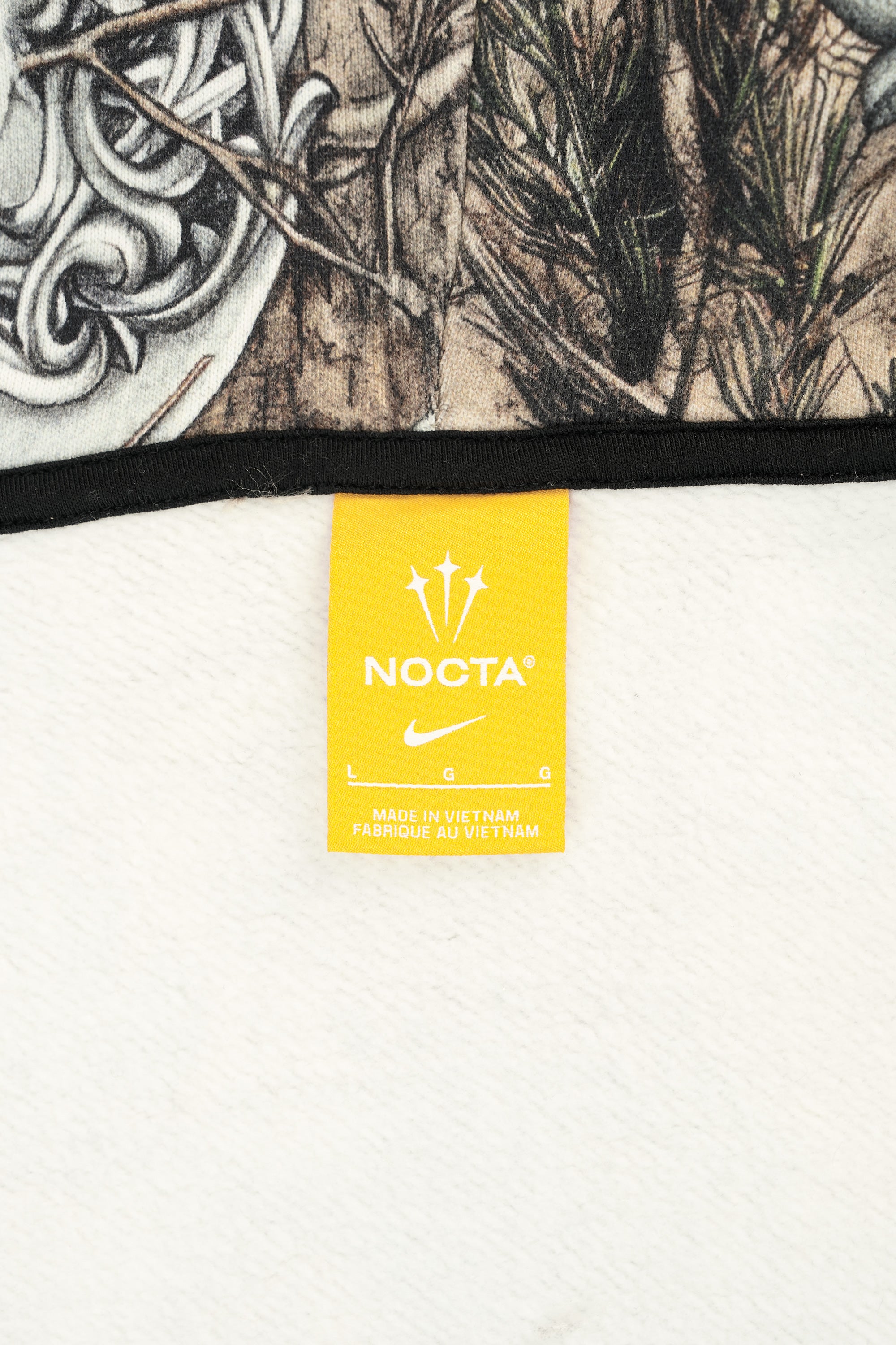 NOCTA Leather Horseshoe Logo Hoodie