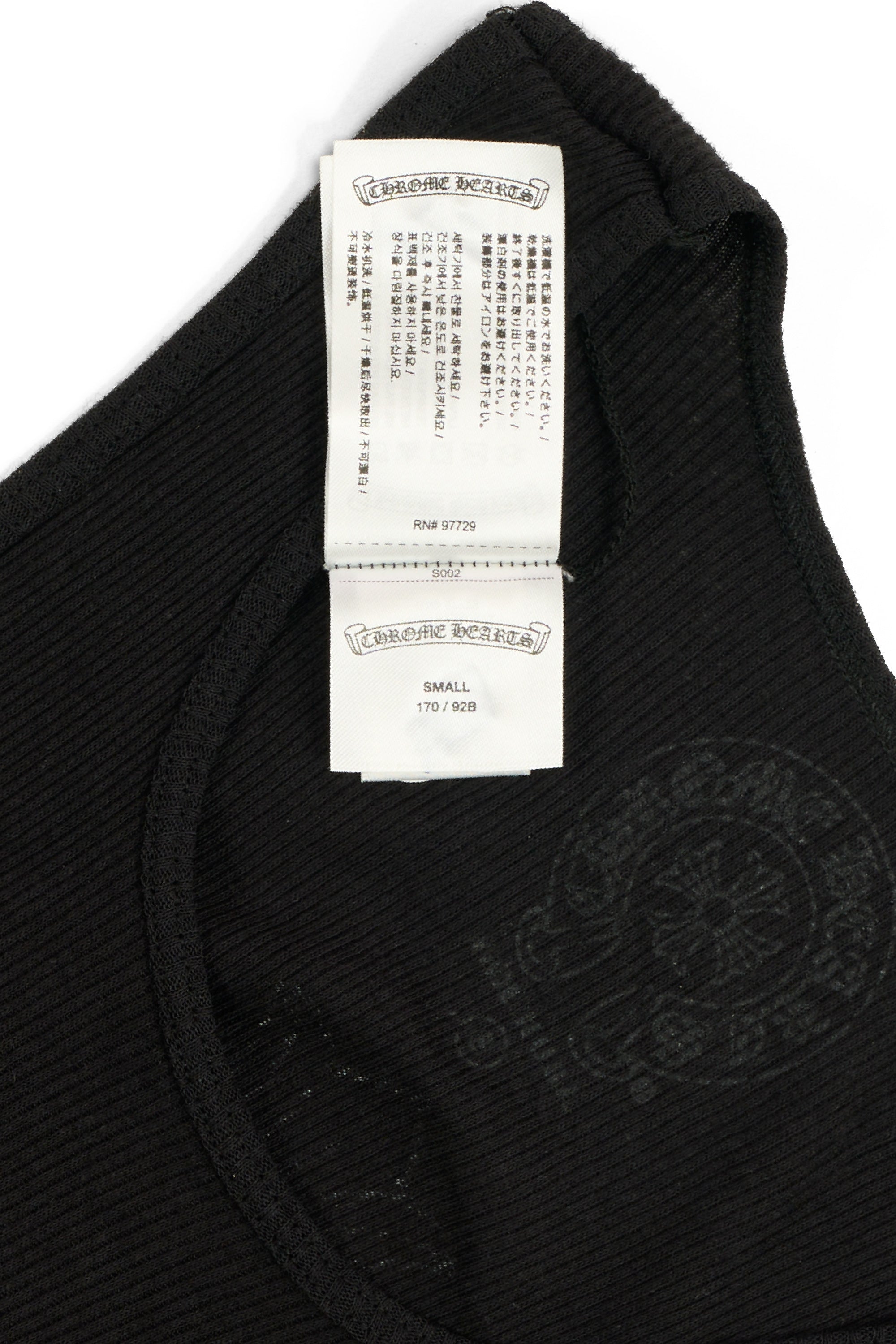 Cross, T-Bar Logo Tank Top Black