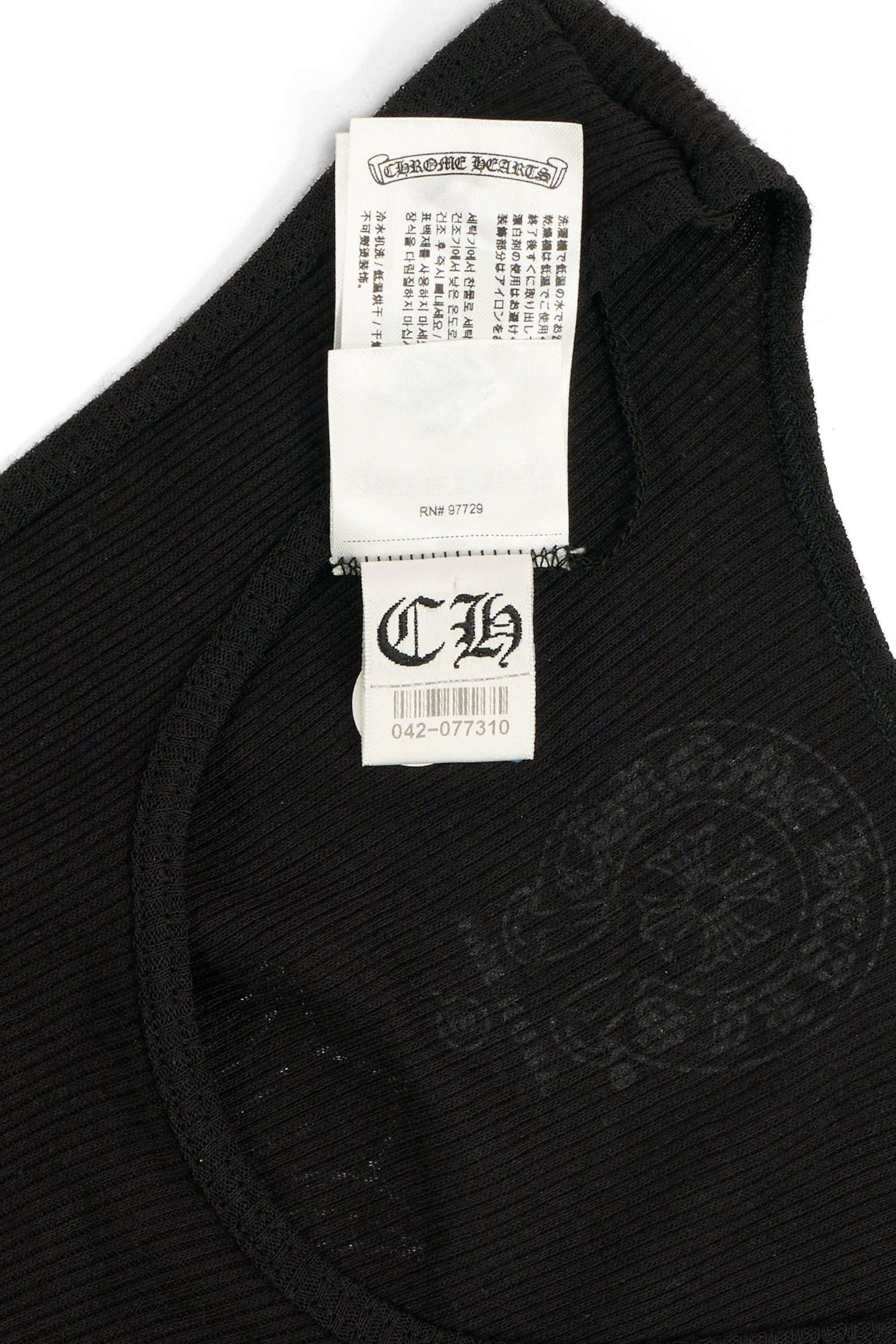 Cross, T-Bar Logo Tank Top Black