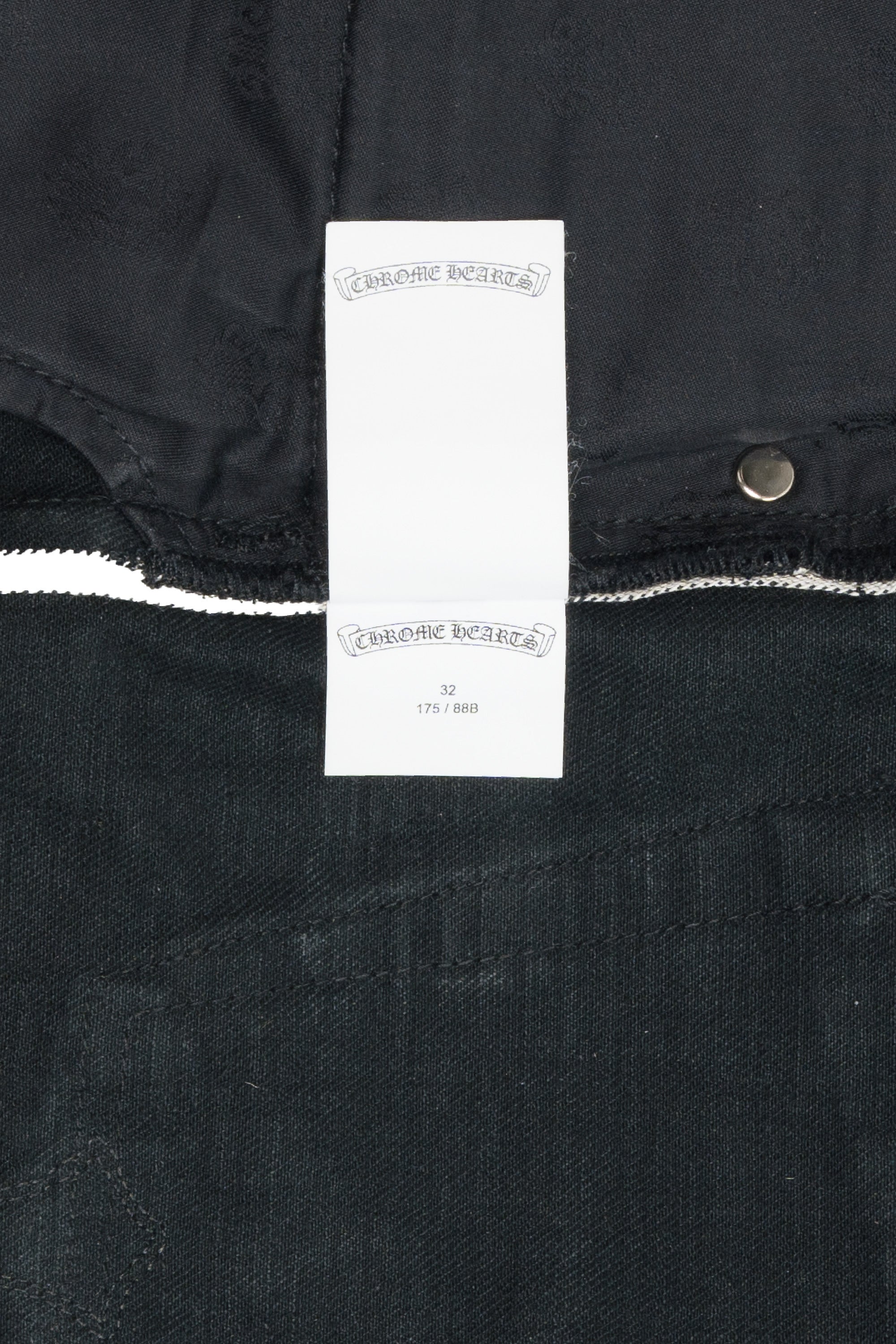 Pink & Checkered Cross Patch Fleur Knee Jeans Black