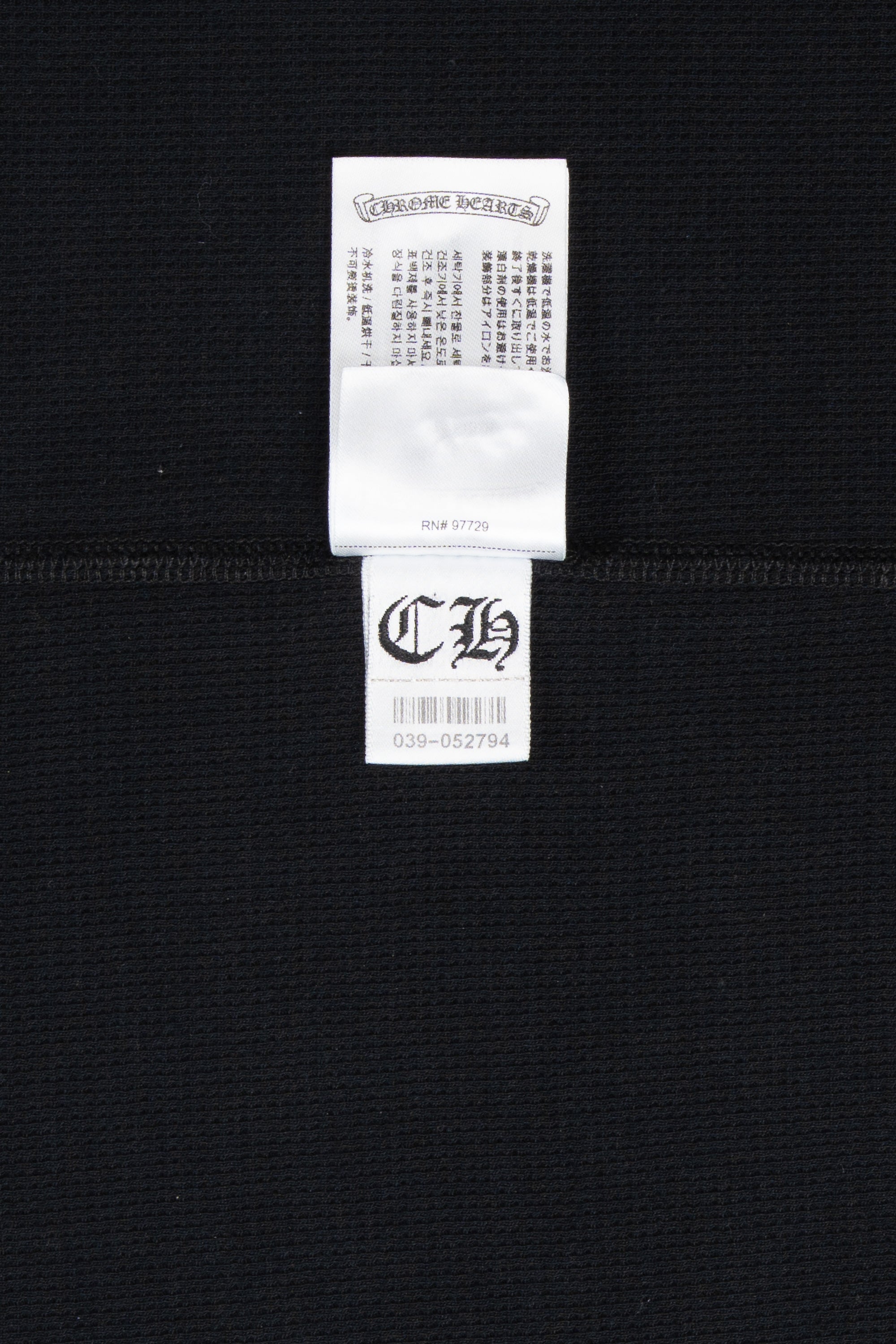 Dagger Waffle Thermal L/S T-shirt Black