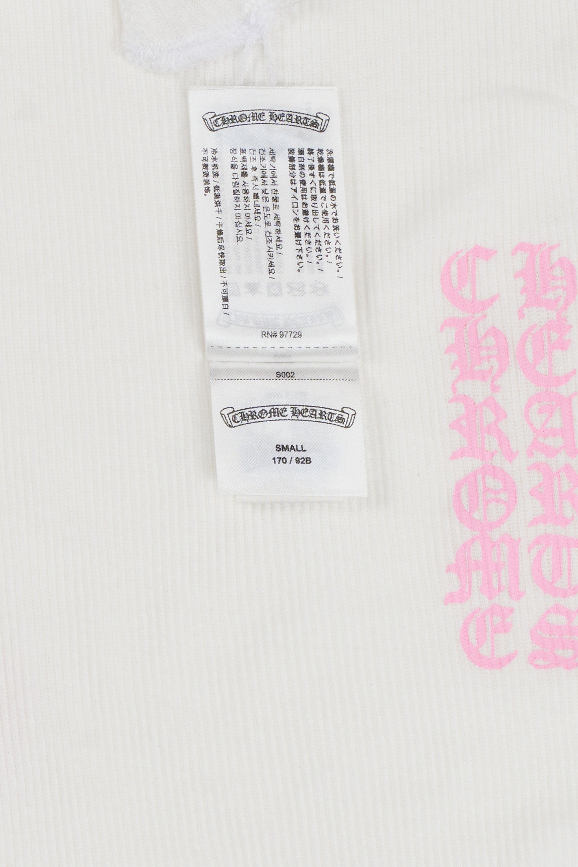 T-Bar, Vertical Logo Tank Top White/Pink