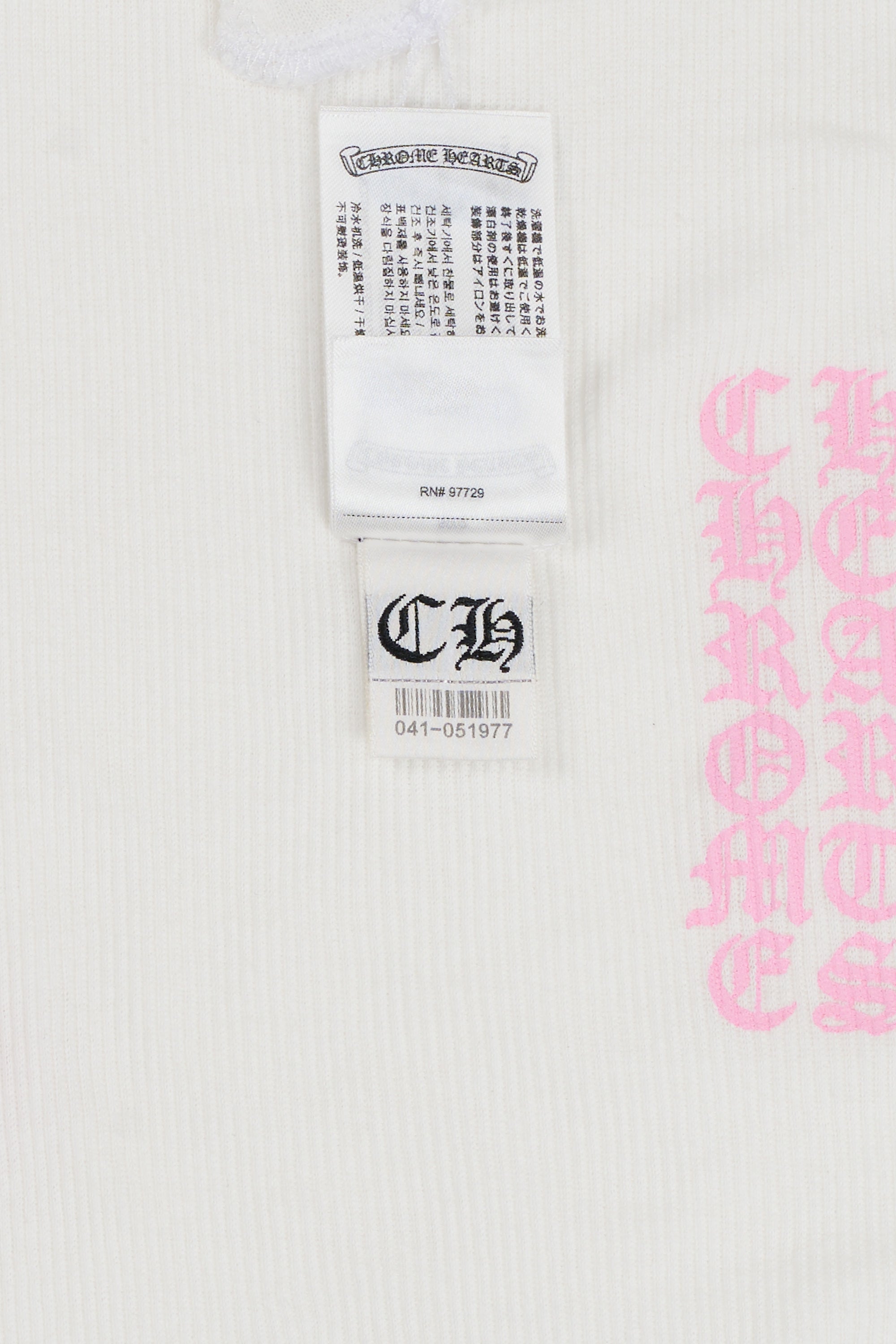 T-Bar, Vertical Logo Tank Top White/Pink