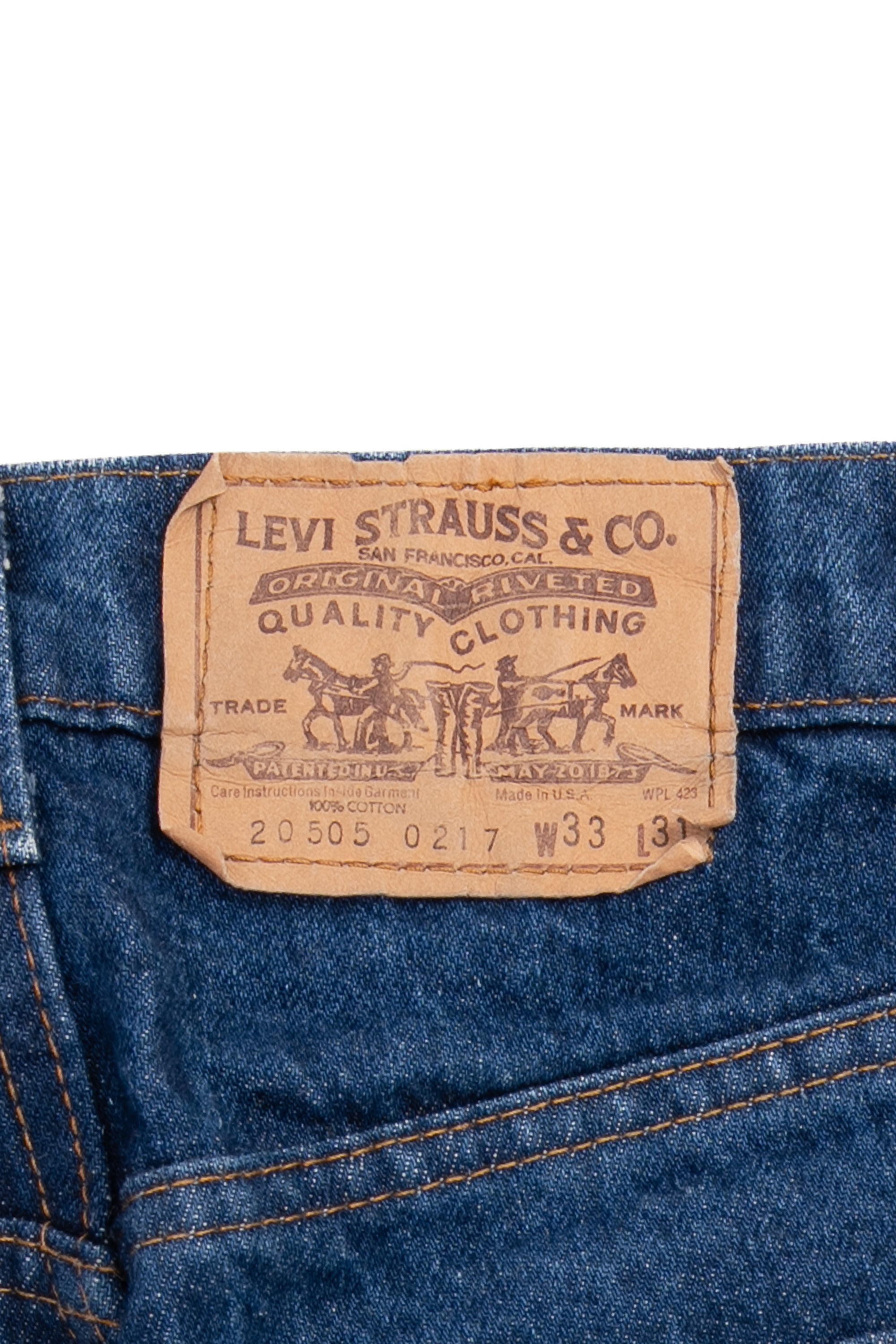 Levi's 505 Miami Cross Patch Jeans Blue/Pink