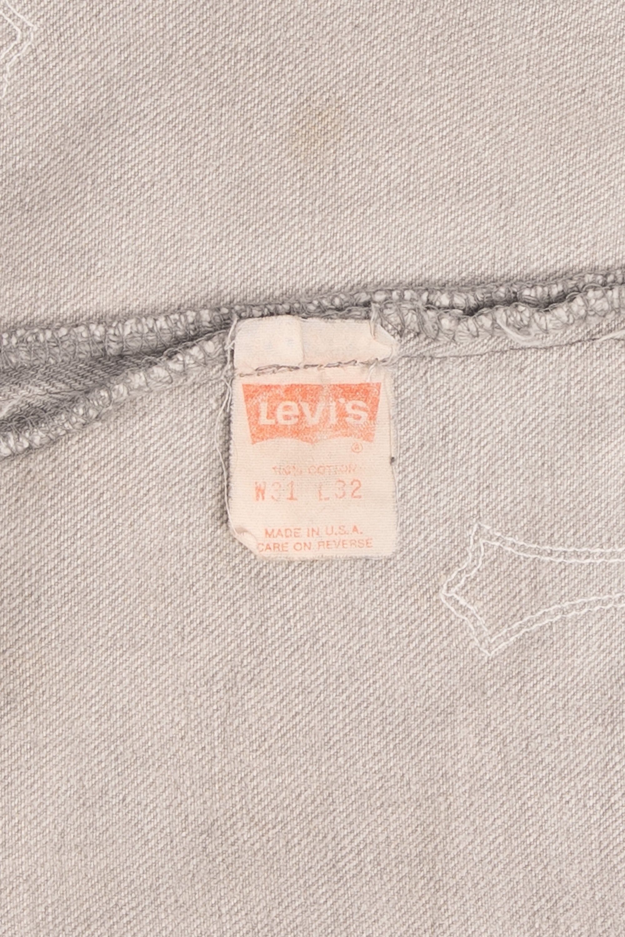 Levi's 501 Exclusive Tokyo Cross Patch Jeans Grey