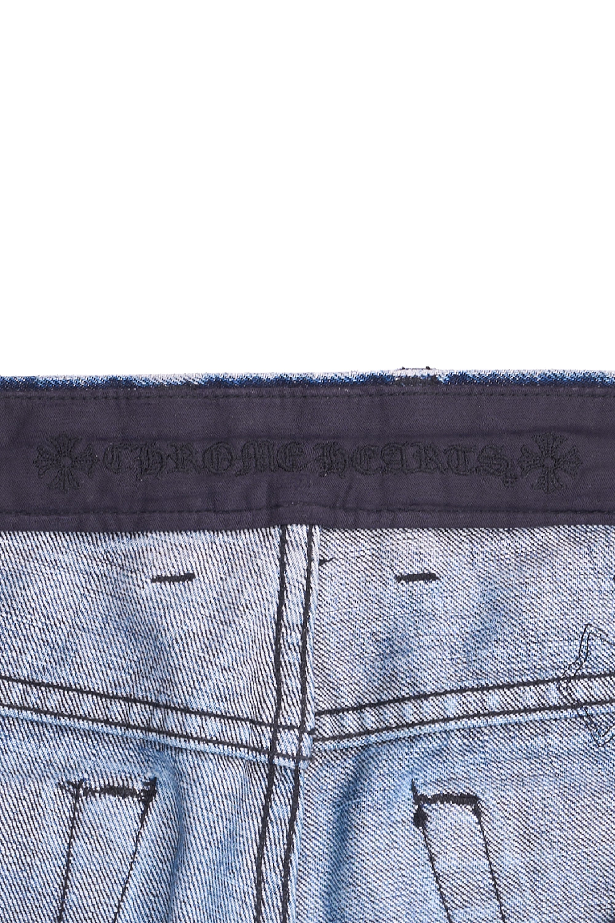 Cross Patch Fleur Knee Jeans Blue