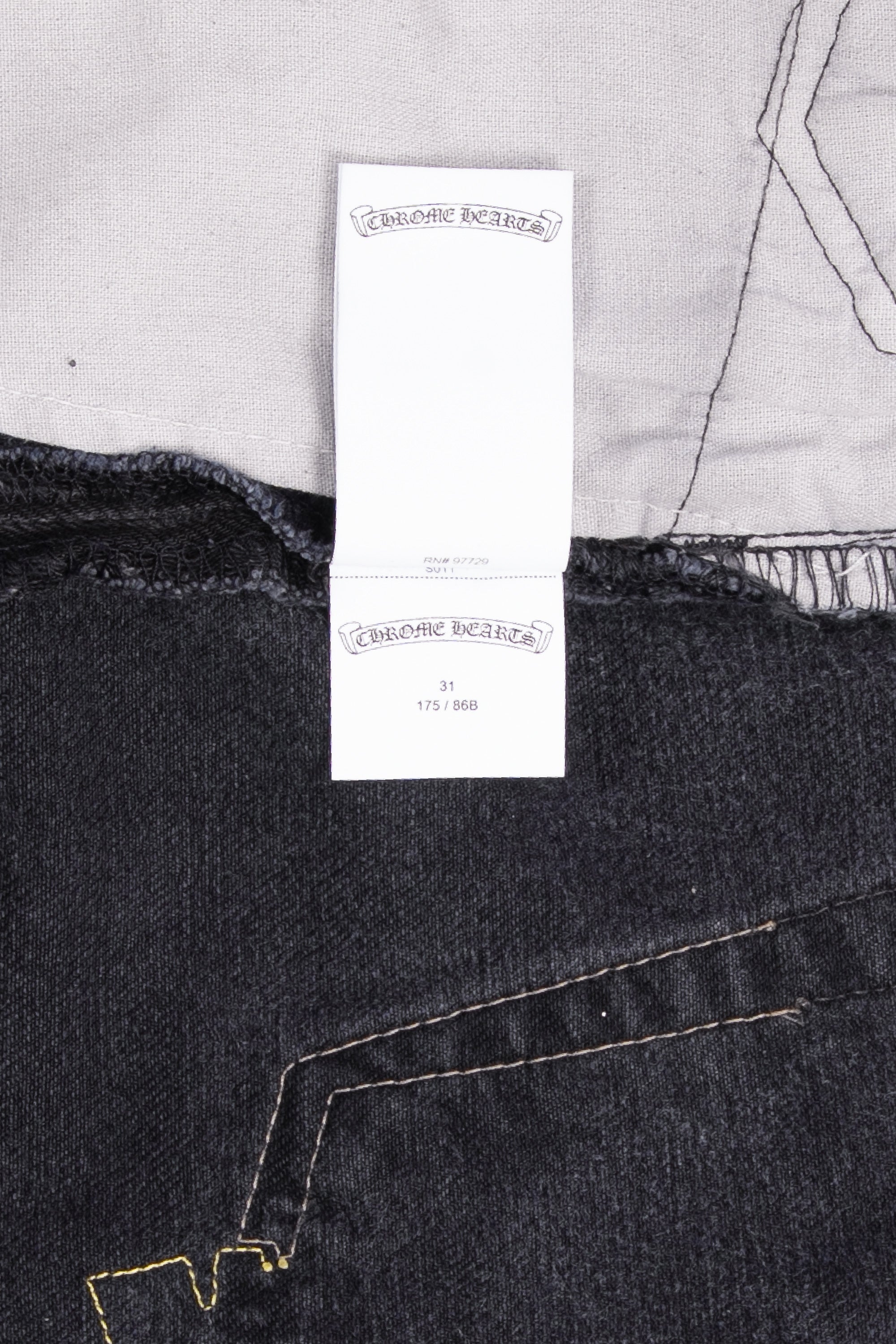 Levi's 501 Exclusive New York Cross Patch Jeans Black