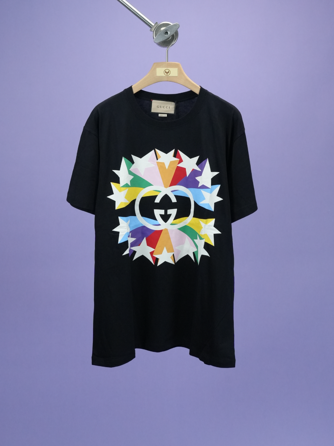 Star Interlock GG T-shirt Black