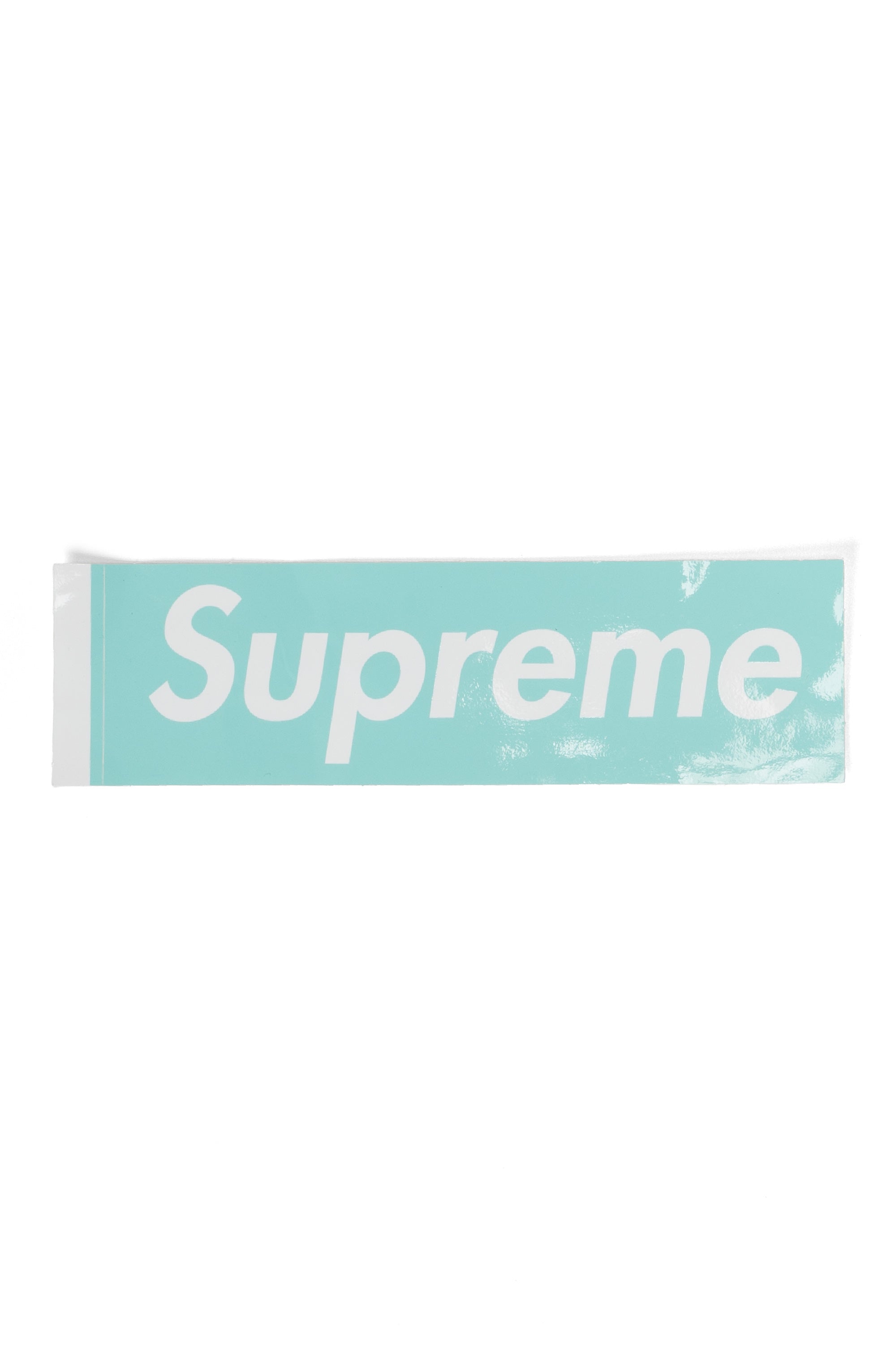 Box Logo Sticker Tiffany Blue