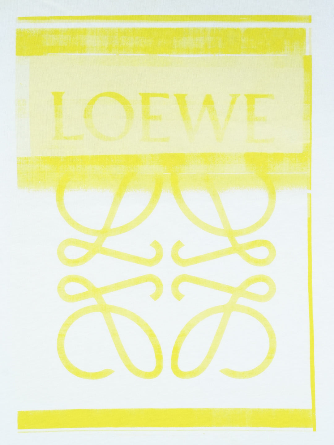 Photocopy Anagram T-shirt White/Yellow