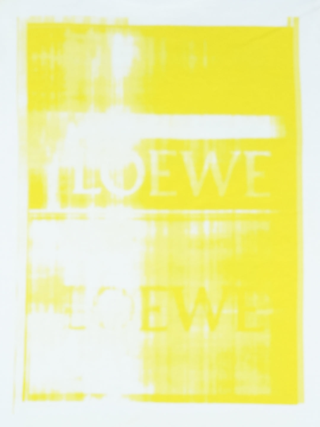 Photocopy Anagram T-shirt White/Yellow