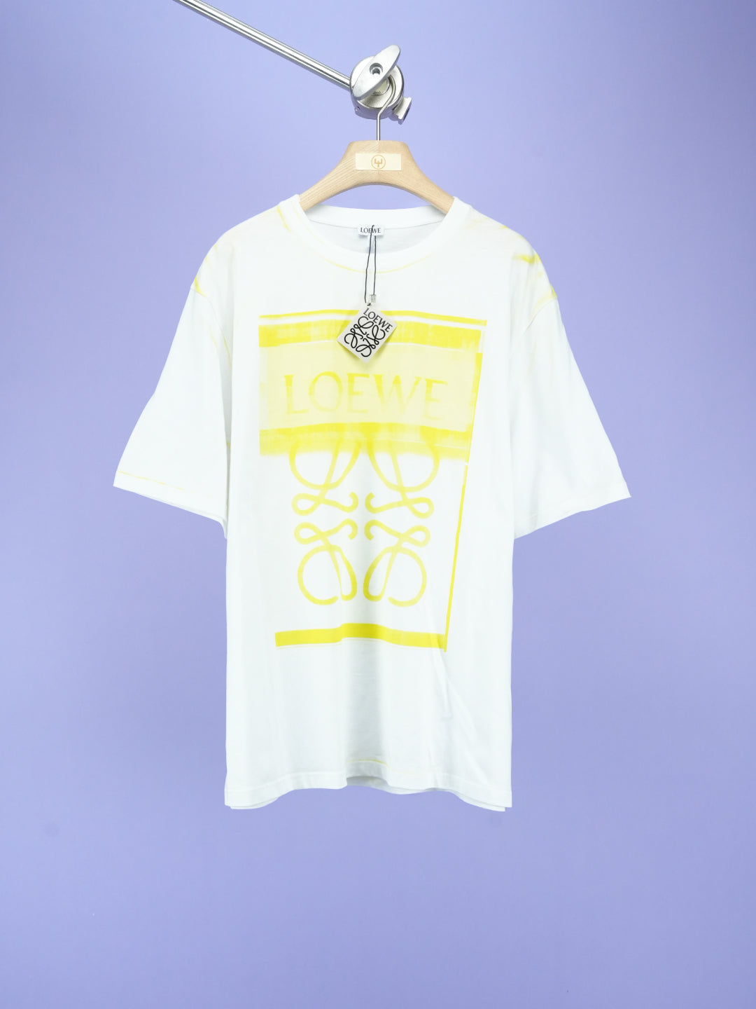 Photocopy Anagram T-shirt White/Yellow